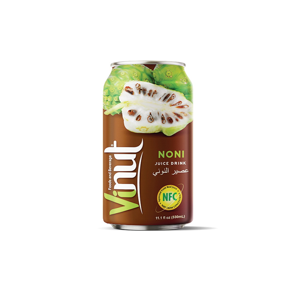 VINUT Noni Juice Drink, NFC Squeezed From Real Juice Not From Concentrate, Can, 11.1 fl oz (330 mL)