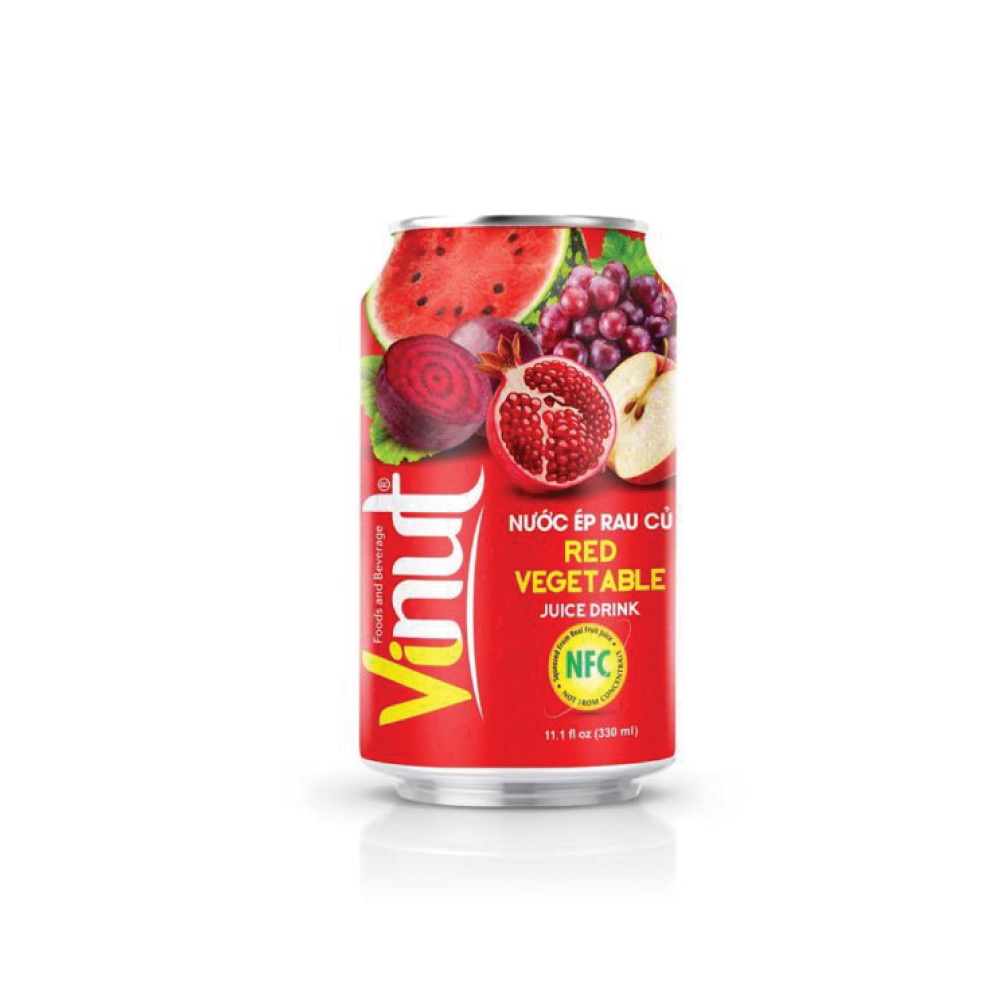 11.1 fl oz Vinut Red Vegetable Juice Drink (Grape, Beetroot, Apple, Watermelon, Pomegranate)