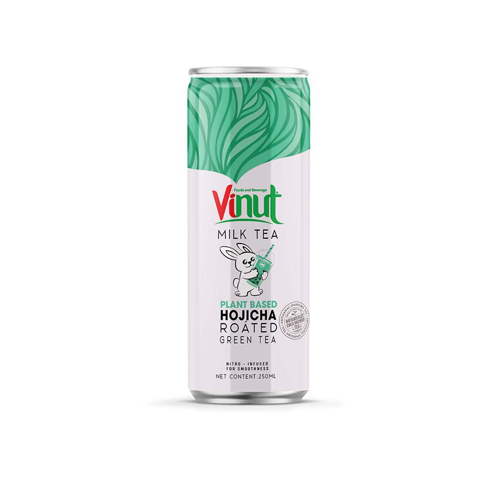 250ml Vinut Hojicha Roasted Green Tea Plant-Based (Non-caffeinated,Non-GMO ) Pack 12