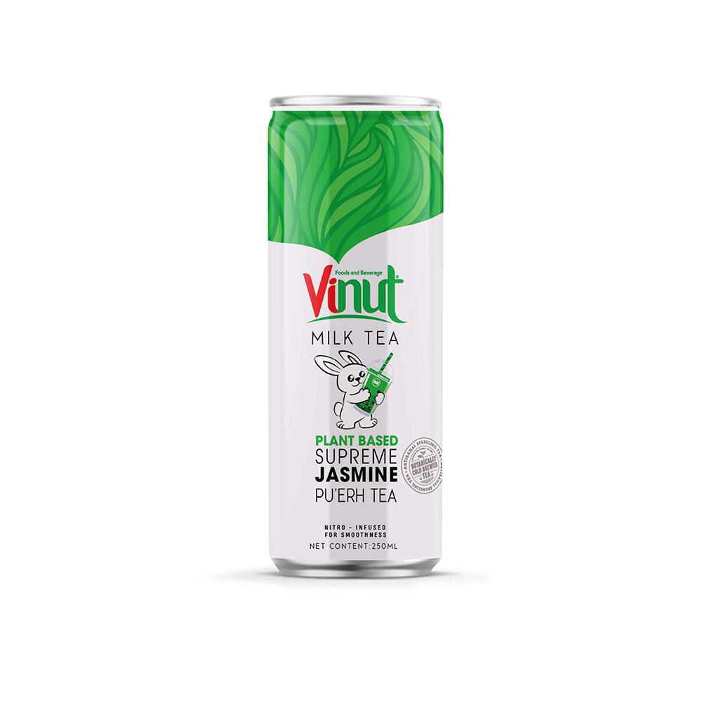 250ml Vinut Supreme Jasmine Pu'er Tea Plant-Based (Non-caffeinated,Non-GMO )  Pack 12