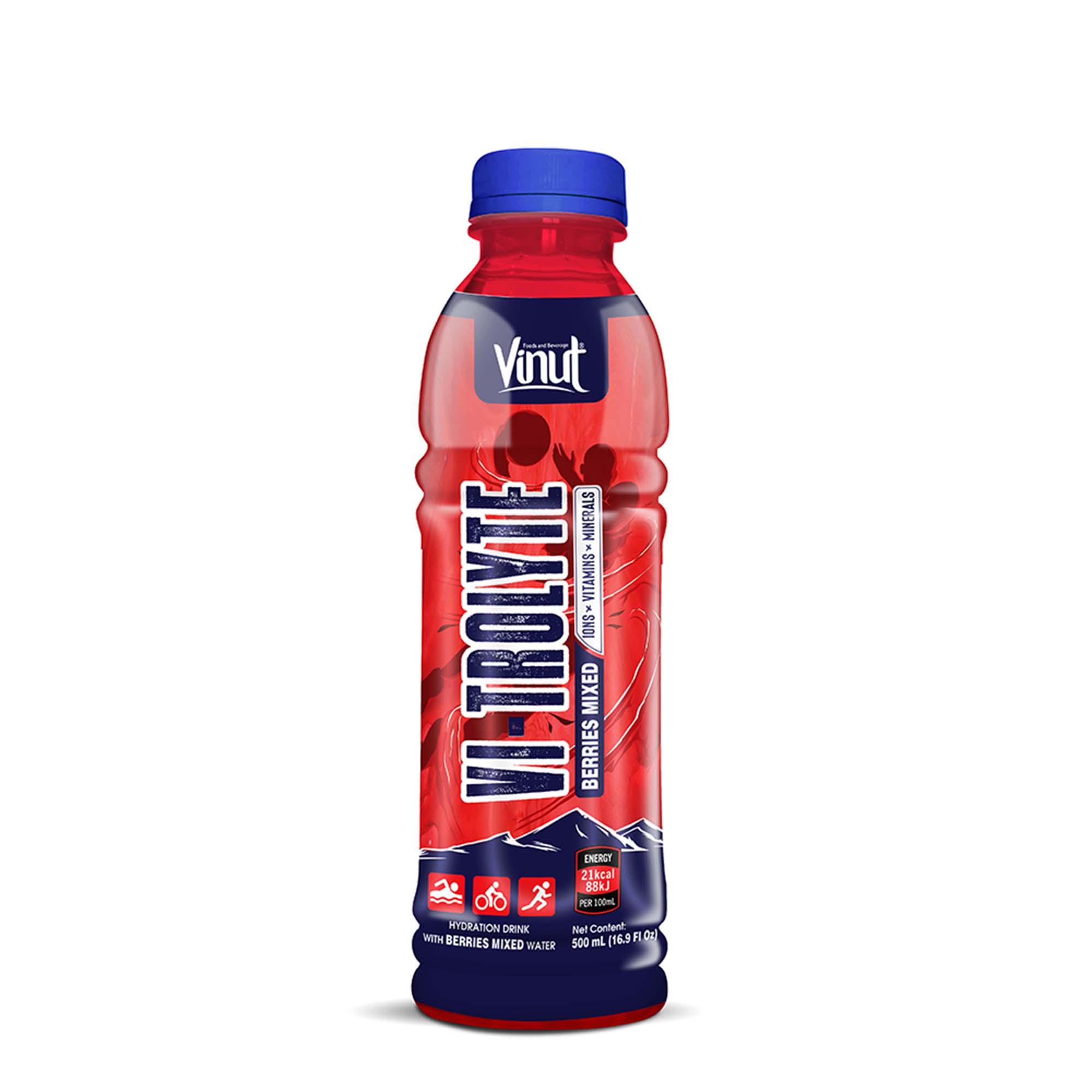 16.9 fl oz Vinut Hydration with Berries Mixed drink (icons, Vitamins, minerals)