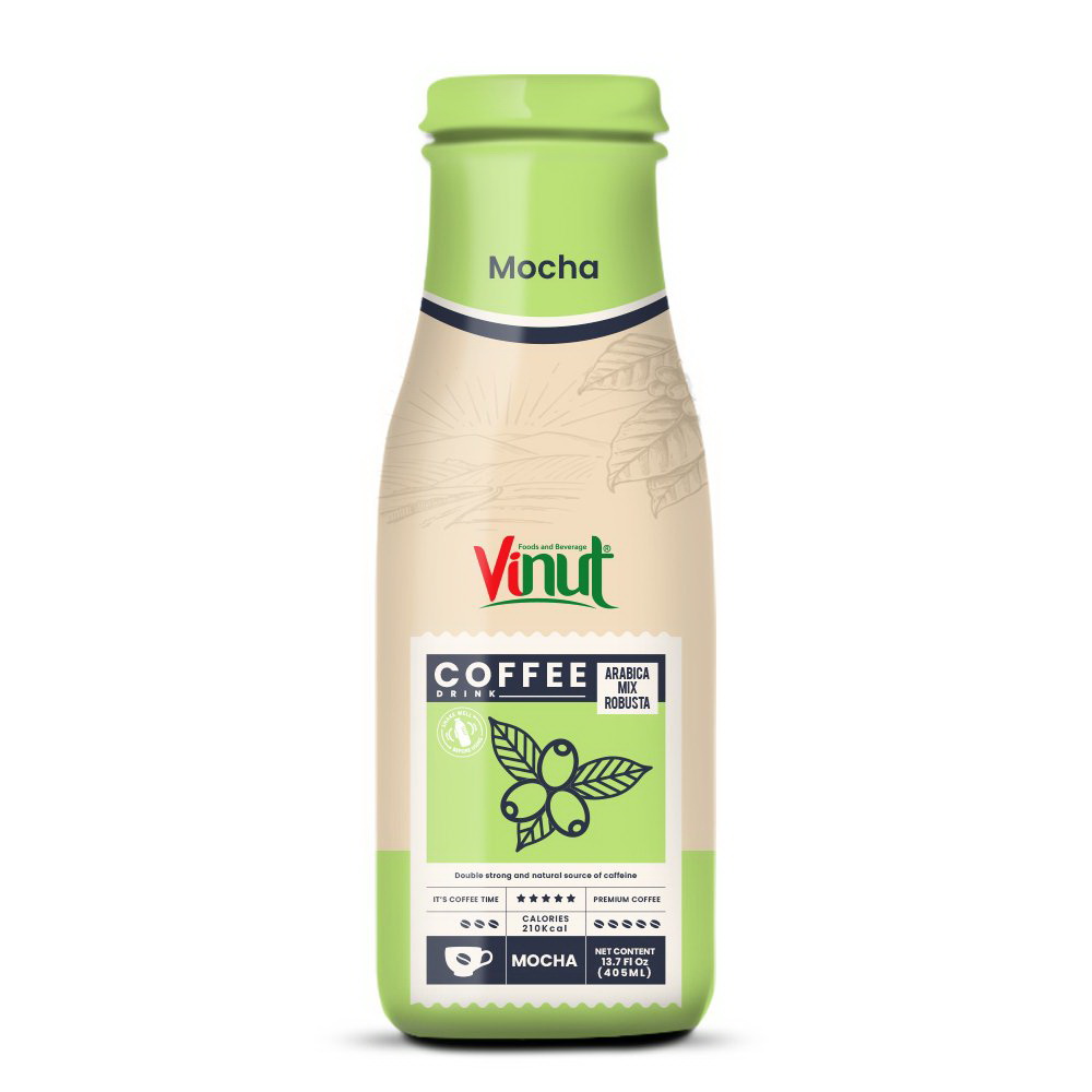 13.7 FL OZ Mocha Coffee drink ( Arabica mix Robusta) 210 Kcal