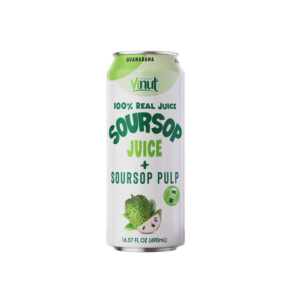 16. 57 fl oz Vinut 100% NFC Soursop Juice Drink with Pulp (No Added Sugar)