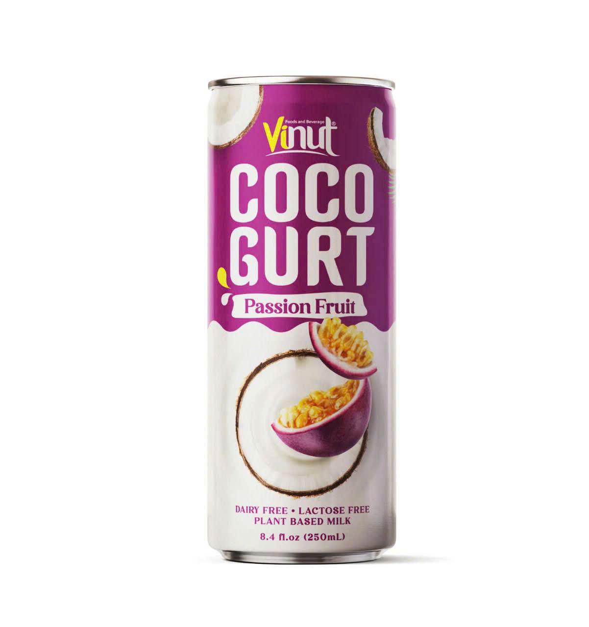 VINUT 8.4 Fl Oz Vinut Cocogurt With Passion Fruit 4floz