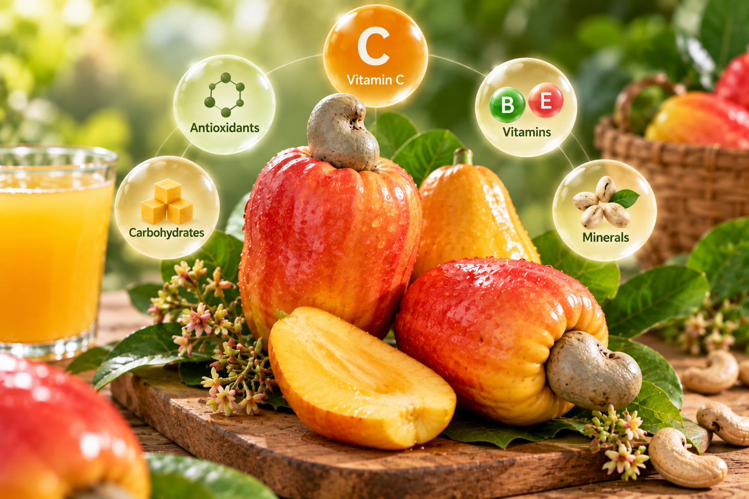 Nutrients in Cashew Fruit