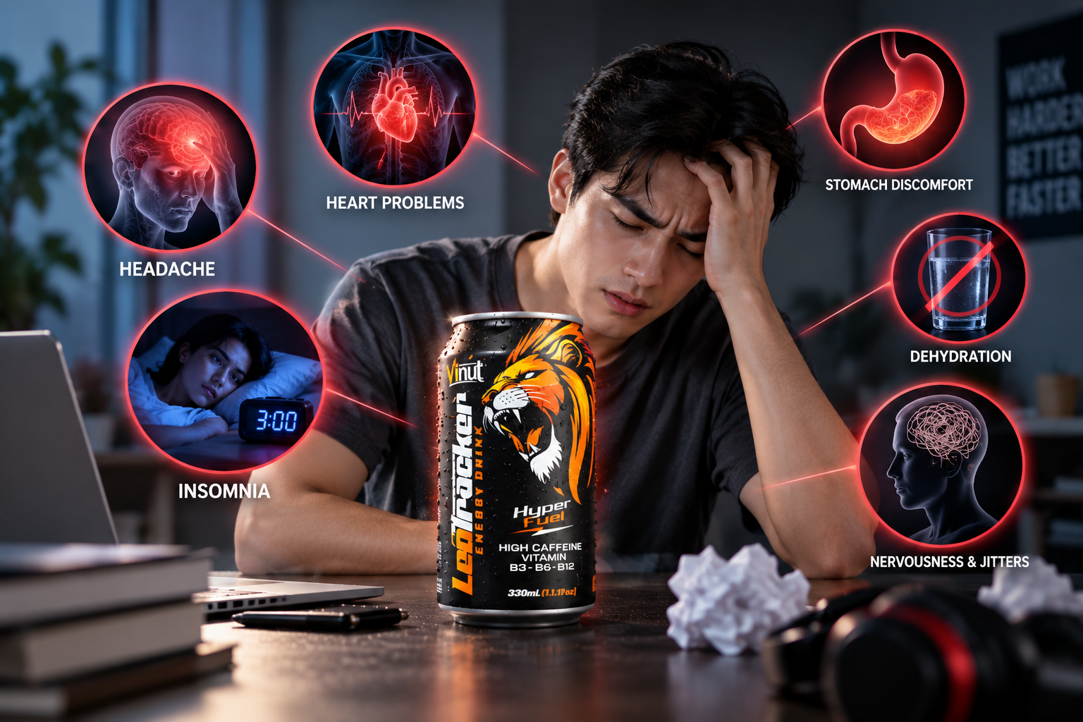 Possible Side Effects of Energy Drinks