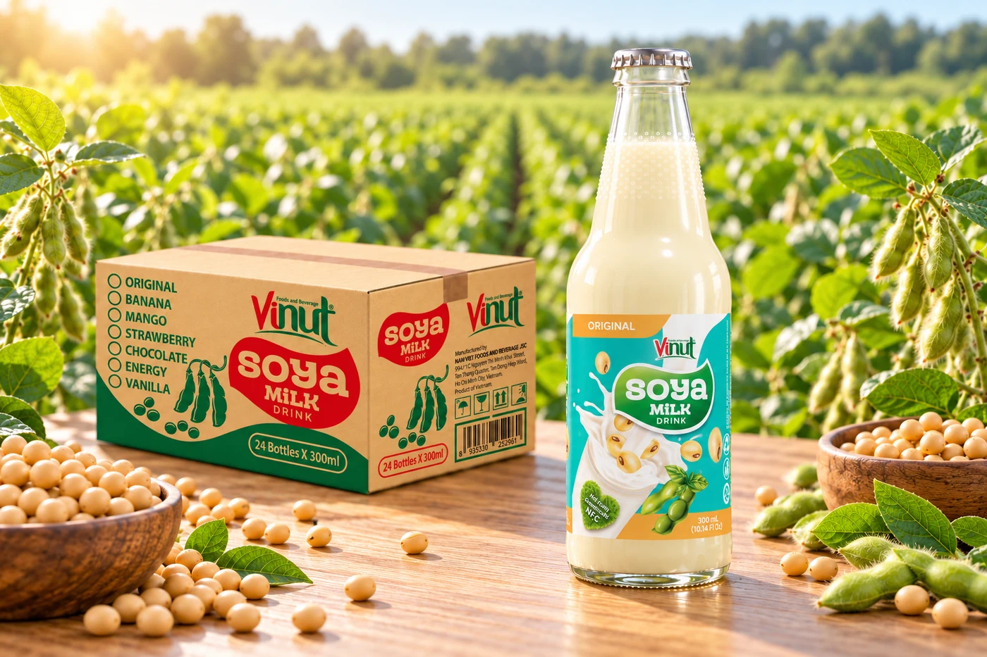 VINUT Soya Milk Drink – Original, 300 mL