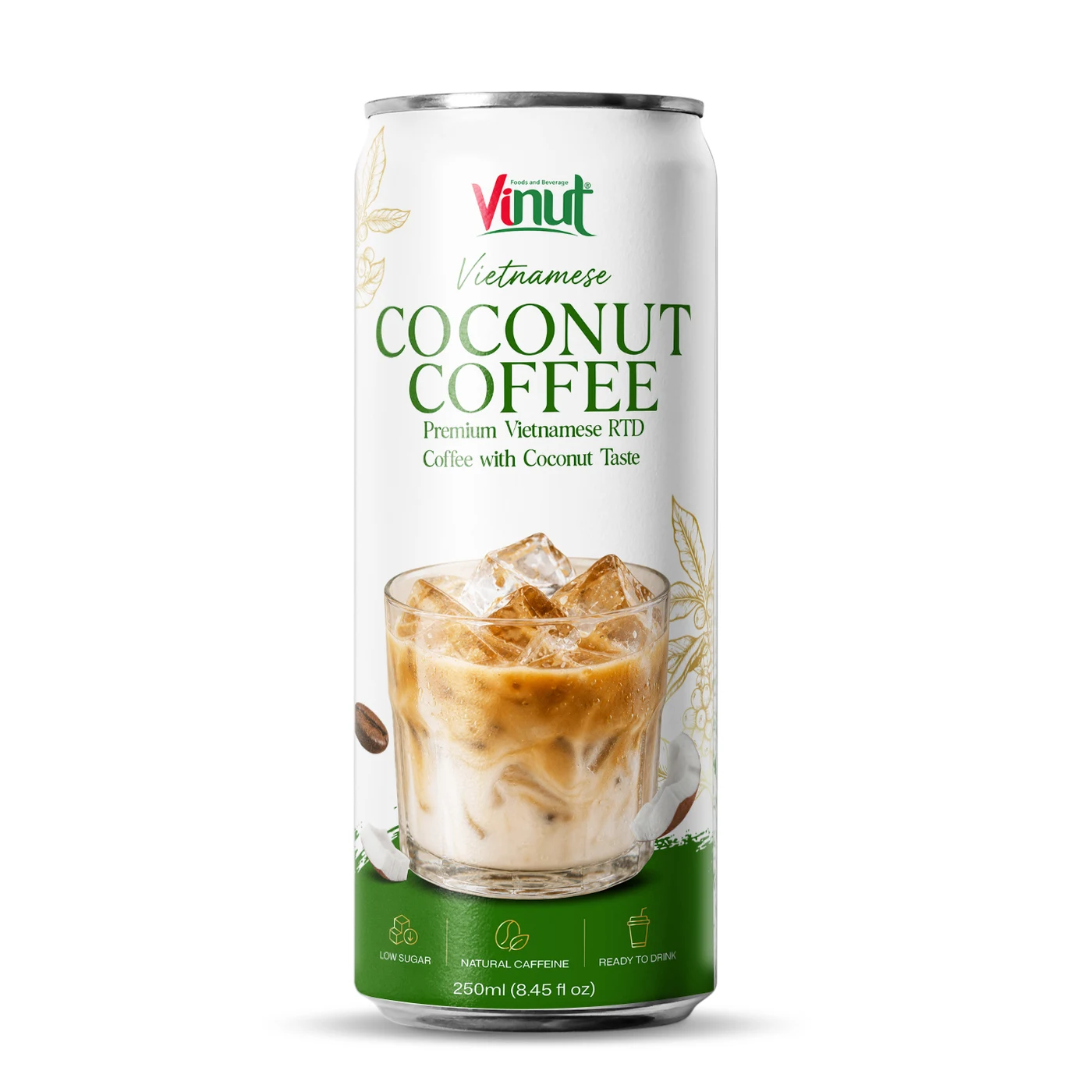 VINUT Vietnamese Coconut Coffee, 250 mL