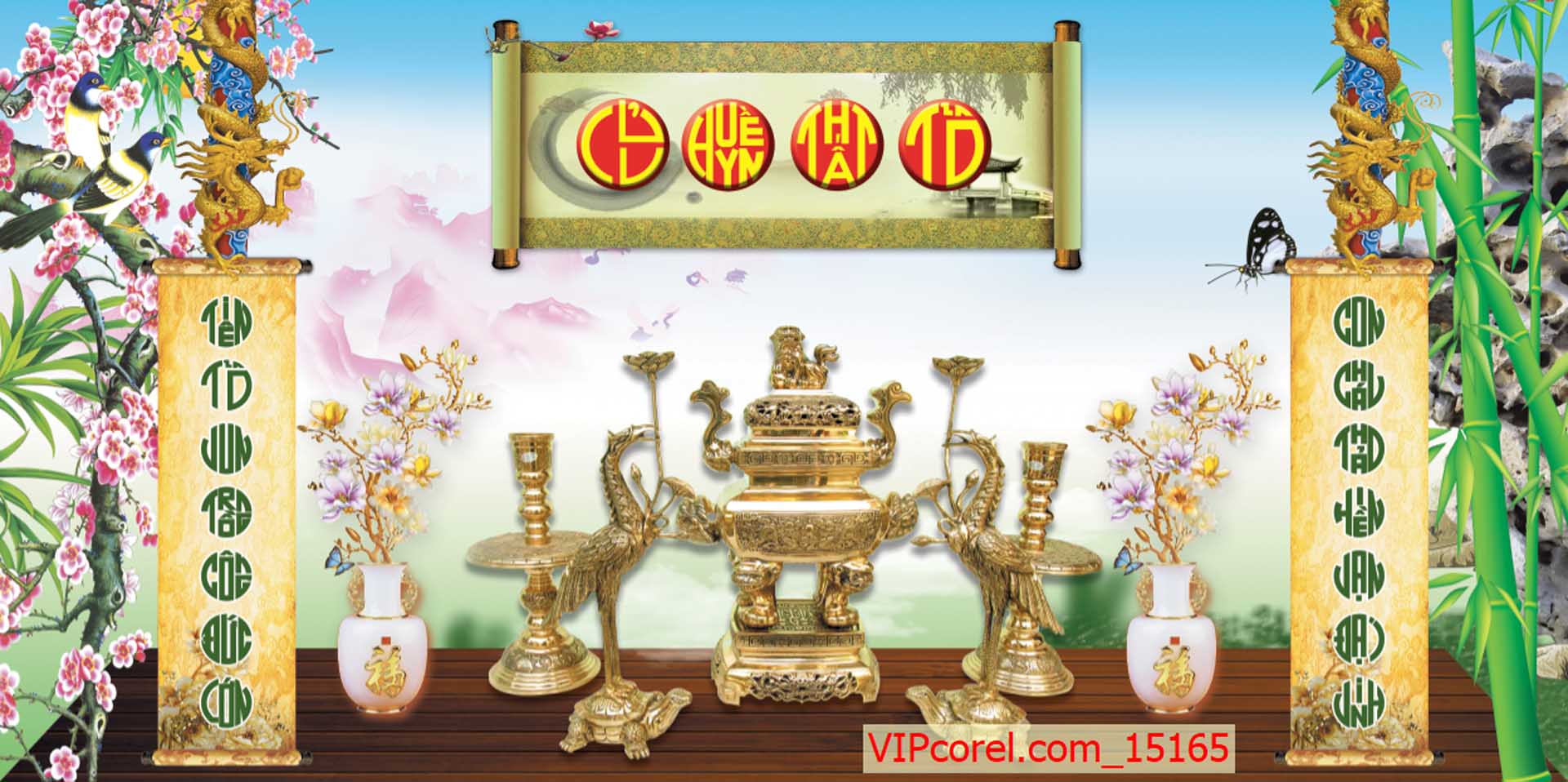 tranh lư hương phòng thờ tranh lư hương phòng thờ
