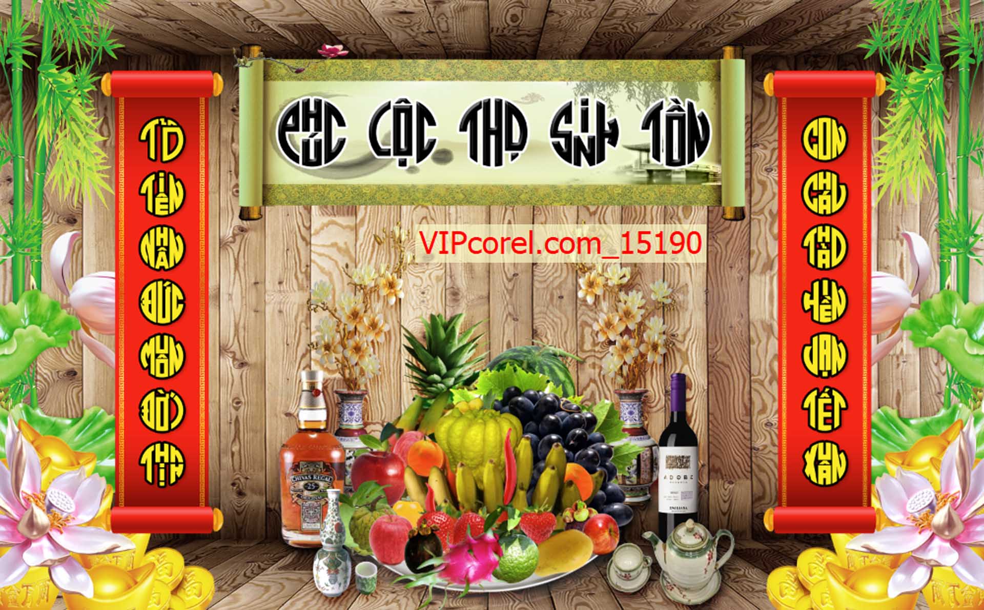 tranh phúc lộc thọ sinh tồn tranh phúc lộc thọ sinh tồn