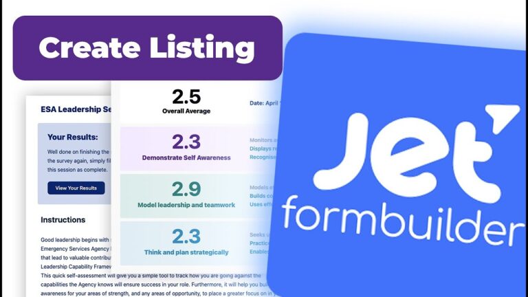 JetEngine + JetFormBuilder: Turn Survey Data into Powerful Dynamic Listings (No Code!)