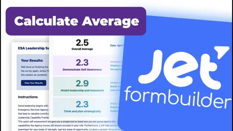 The Secret to Automated Averages in JetFormBuilder (No Coding Required!)