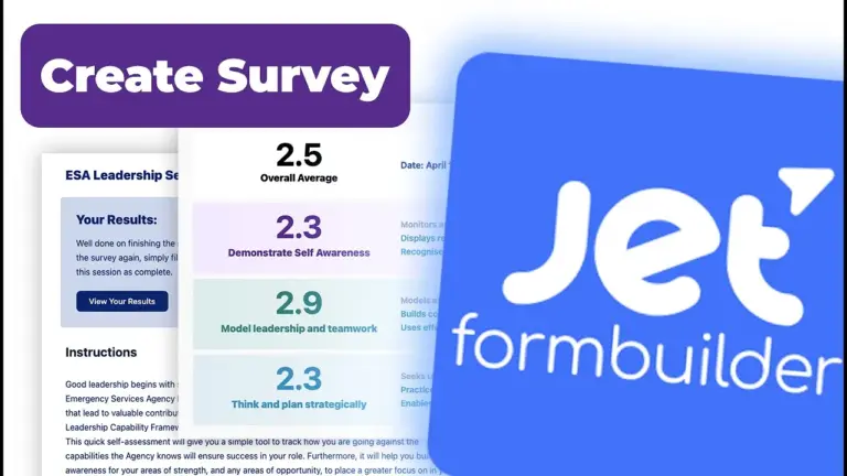 The Ultimate No-Code Survey Builder for WordPress (JetFormBuilder Demo)